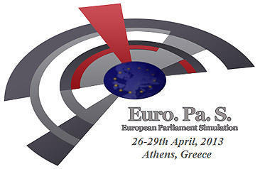 EURO.PA.S 2013 | Προσομοίωση του Ευρωπαϊκού Κοινοβουλίου (25-29:4:2013)